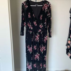 Cute black/floral dress